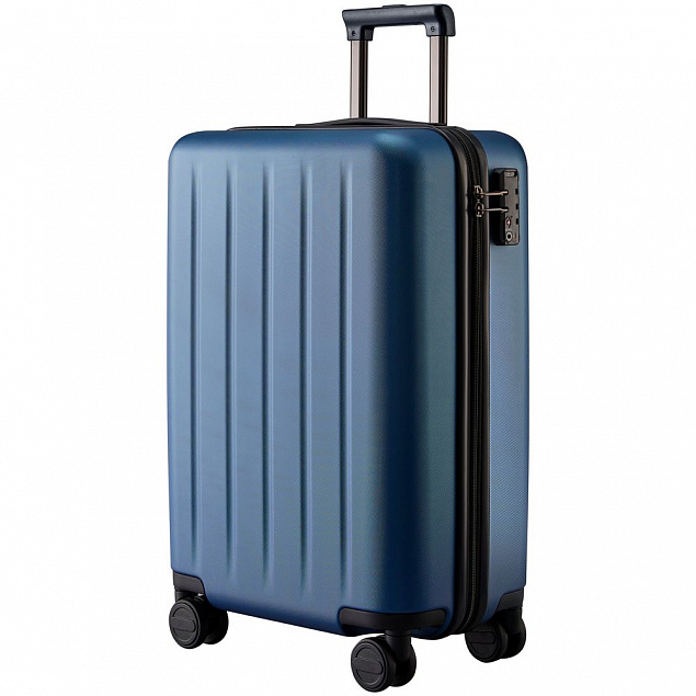 Чемодан Danube Luggage, синий с логотипом в Волгограде заказать по выгодной цене в кибермаркете AvroraStore