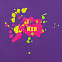 Футболка детская «Пятно Maker», фиолетовая с логотипом в Волгограде заказать по выгодной цене в кибермаркете AvroraStore