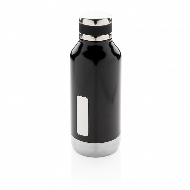 Герметичная вакуумная бутылка с шильдиком с логотипом в Волгограде заказать по выгодной цене в кибермаркете AvroraStore