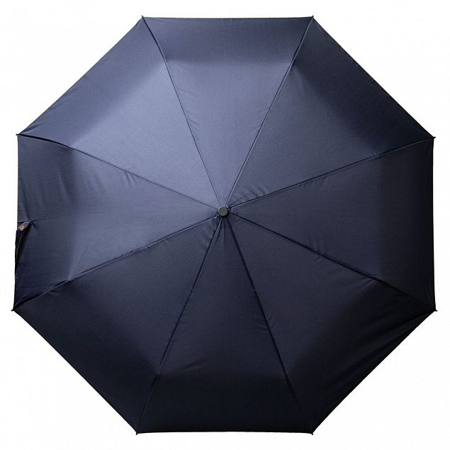 Складной зонт Palermo, темно-синий с логотипом в Волгограде заказать по выгодной цене в кибермаркете AvroraStore