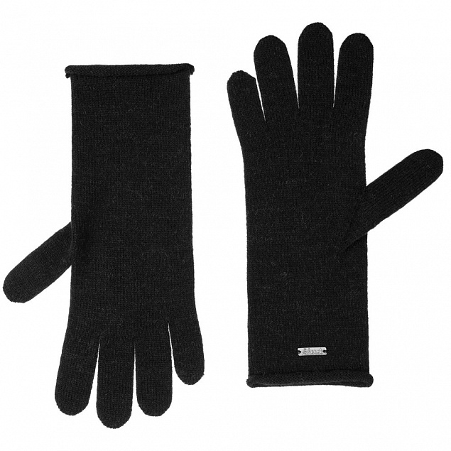 Перчатки Alpine, удлиненные, черные с логотипом в Волгограде заказать по выгодной цене в кибермаркете AvroraStore