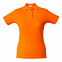 Рубашка поло женская SURF LADY, оранжевая с логотипом в Волгограде заказать по выгодной цене в кибермаркете AvroraStore