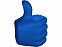 Антистресс в форме поднятого большого пальца, синий с логотипом в Волгограде заказать по выгодной цене в кибермаркете AvroraStore
