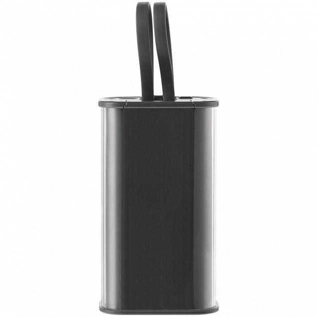 Аккумулятор c быстрой зарядкой Trellis Geek 10000 мАч, темно-серый с логотипом в Волгограде заказать по выгодной цене в кибермаркете AvroraStore