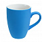 Набор кружек Good Morning c покрытием софт-тач, голубой с логотипом в Волгограде заказать по выгодной цене в кибермаркете AvroraStore