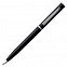 Ручка шариковая Euro Chrome, черная с логотипом в Волгограде заказать по выгодной цене в кибермаркете AvroraStore