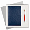 Подарочный набор Portobello/River Side синий (Ежедневник недат А5, Ручка) с логотипом в Волгограде заказать по выгодной цене в кибермаркете AvroraStore
