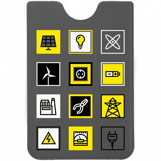 Чехол для карточки Industry, энергетика с логотипом в Волгограде заказать по выгодной цене в кибермаркете AvroraStore