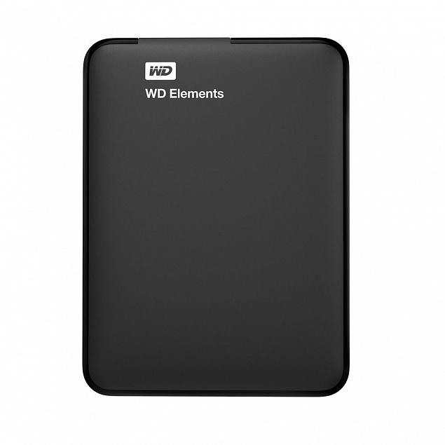 Внешний диск WD Elements, USB 3.0, 1Тб, черный с логотипом в Волгограде заказать по выгодной цене в кибермаркете AvroraStore