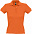 Рубашка поло женская PEOPLE 210, оранжевая с логотипом в Волгограде заказать по выгодной цене в кибермаркете AvroraStore