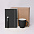 Подарочный набор JOY: блокнот, ручка, кружка, коробка, стружка; черный с логотипом в Волгограде заказать по выгодной цене в кибермаркете AvroraStore