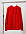 Худи унисекс Vozduh 2.0, красное с логотипом в Волгограде заказать по выгодной цене в кибермаркете AvroraStore