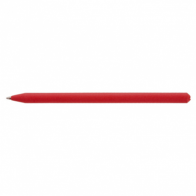 Эко ручка, красная с логотипом в Волгограде заказать по выгодной цене в кибермаркете AvroraStore