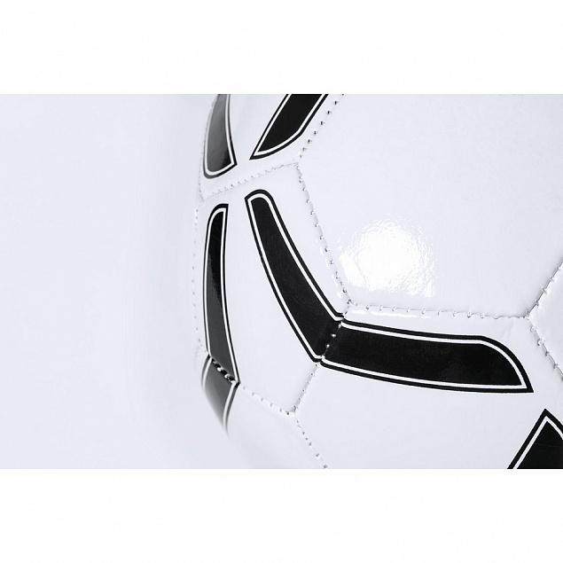 Футбольный мяч, размер 5, черно-белый с логотипом в Волгограде заказать по выгодной цене в кибермаркете AvroraStore