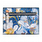 Чехол для карт Gourji "Ирисы" 133х100х10 сафьяно с логотипом в Волгограде заказать по выгодной цене в кибермаркете AvroraStore