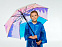 Зонт-трость Glare Flare с логотипом в Волгограде заказать по выгодной цене в кибермаркете AvroraStore