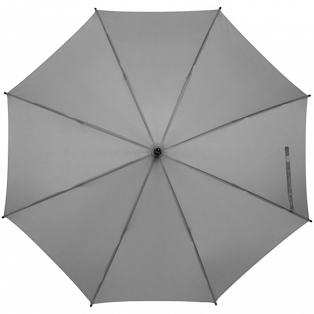 Зонт-трость Standard, серый с логотипом в Волгограде заказать по выгодной цене в кибермаркете AvroraStore