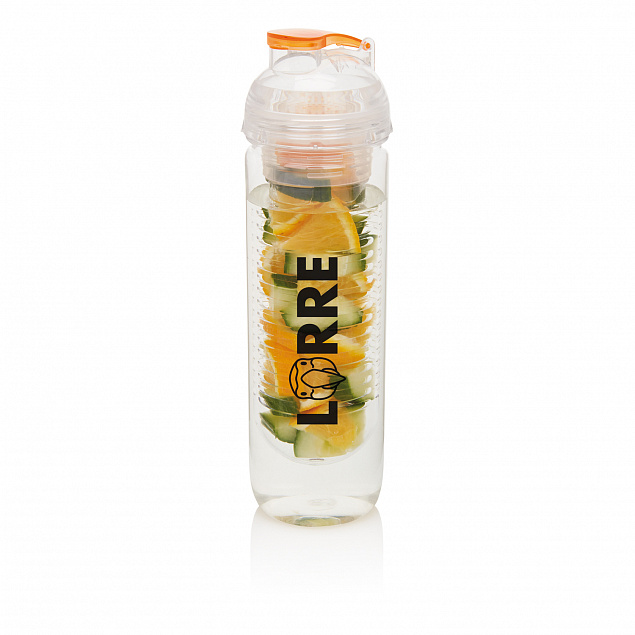Бутылка для воды с контейнером для фруктов, 500 мл с логотипом в Волгограде заказать по выгодной цене в кибермаркете AvroraStore