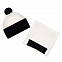 Шапка Snappy, белая с черным с логотипом в Волгограде заказать по выгодной цене в кибермаркете AvroraStore
