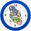 Часы настенные «Горы», синие с логотипом в Волгограде заказать по выгодной цене в кибермаркете AvroraStore