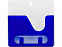 Подставка под ручки  Навесная, синий с логотипом в Волгограде заказать по выгодной цене в кибермаркете AvroraStore