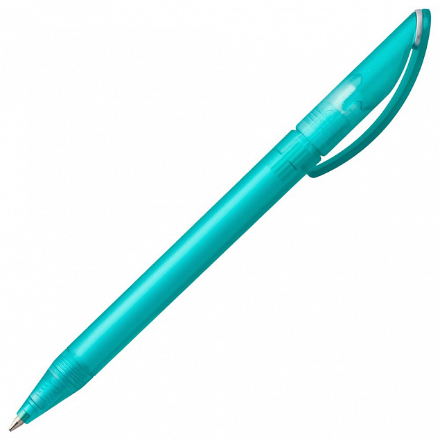 Ручка шариковая Prodir DS3 TFF Ring, бирюзовая с серым с логотипом в Волгограде заказать по выгодной цене в кибермаркете AvroraStore