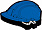 Флешка «Каска», синяя, 8 Гб с логотипом в Волгограде заказать по выгодной цене в кибермаркете AvroraStore