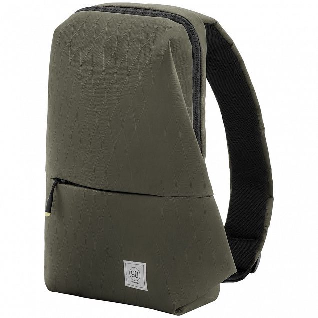 Рюкзак на одно плечо City Sling Bag, зеленый с логотипом в Волгограде заказать по выгодной цене в кибермаркете AvroraStore