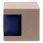 Коробка для кружки с окошком, крафт, ver.2 с логотипом в Волгограде заказать по выгодной цене в кибермаркете AvroraStore