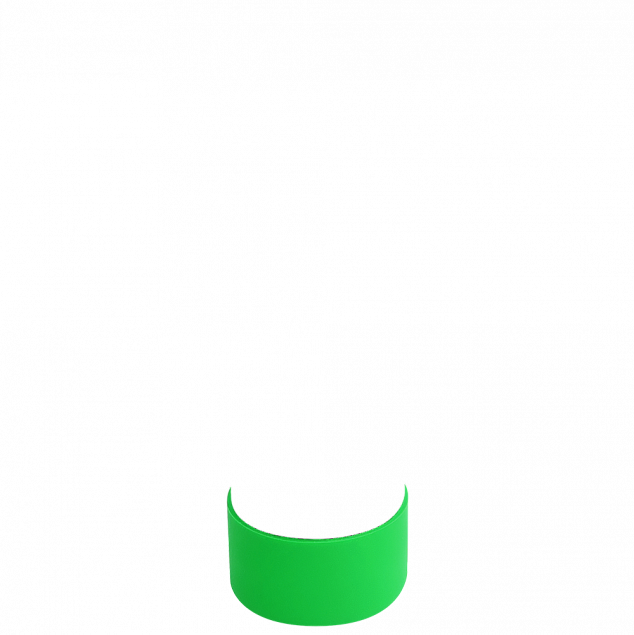 Манжета силиконовая для термобутылки Olivia, зеленый с логотипом в Волгограде заказать по выгодной цене в кибермаркете AvroraStore