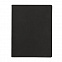 Бизнес-блокнот "Biggy", B5 формат, черный, серый форзац, мягкая обложка, в клетку с логотипом в Волгограде заказать по выгодной цене в кибермаркете AvroraStore