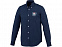 Рубашка с длинными рукавами Vaillant, темно-синий с логотипом в Волгограде заказать по выгодной цене в кибермаркете AvroraStore