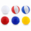 Мяч надувной SAONA, Белый/Красный с логотипом в Волгограде заказать по выгодной цене в кибермаркете AvroraStore