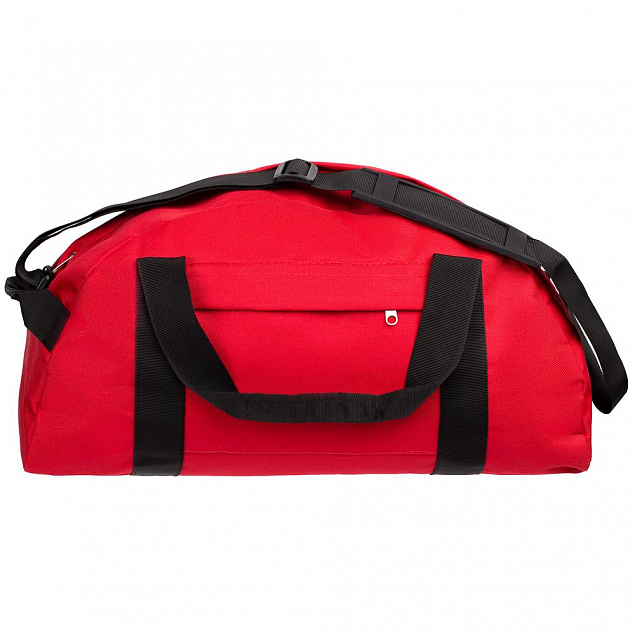 Спортивная сумка Portage, красная с логотипом в Волгограде заказать по выгодной цене в кибермаркете AvroraStore