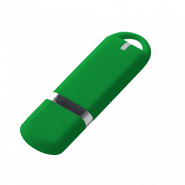 Флешка Memo, 8 Гб, зеленая с логотипом в Волгограде заказать по выгодной цене в кибермаркете AvroraStore