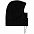 Балаклава-капюшон Flocky, черная с логотипом в Волгограде заказать по выгодной цене в кибермаркете AvroraStore