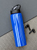 Спортивная бутылка Moist, синяя с логотипом в Волгограде заказать по выгодной цене в кибермаркете AvroraStore