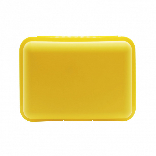 Ланч-бокс Bambino Blue line (желтый) с логотипом в Волгограде заказать по выгодной цене в кибермаркете AvroraStore