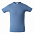 Футболка мужская HEAVY, голубая с логотипом в Волгограде заказать по выгодной цене в кибермаркете AvroraStore