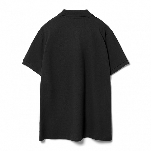 Рубашка поло мужская Virma Premium, черная с логотипом в Волгограде заказать по выгодной цене в кибермаркете AvroraStore