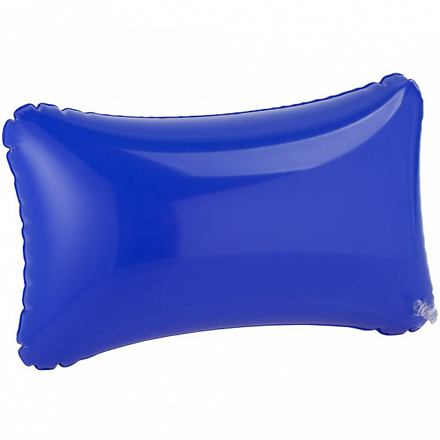Надувная подушка Ease, синяя с логотипом в Волгограде заказать по выгодной цене в кибермаркете AvroraStore