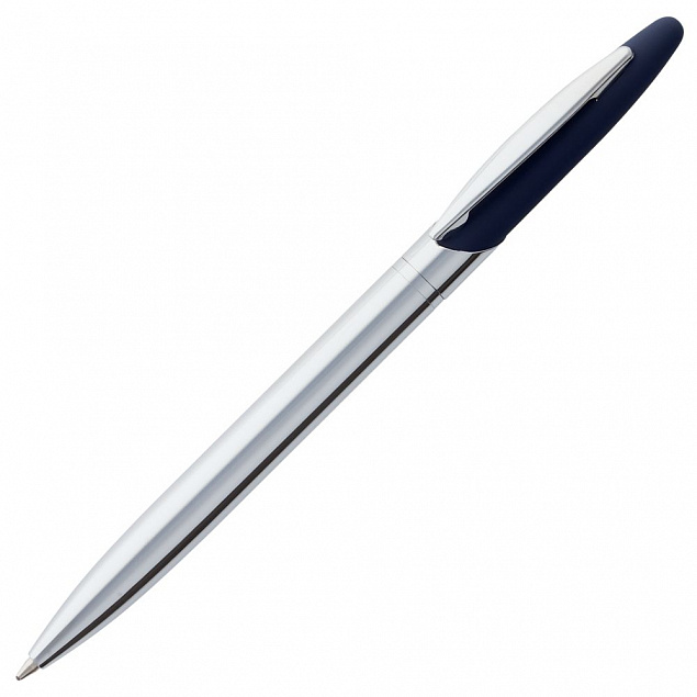 Ручка шариковая Dagger Soft Touch, синяя с логотипом в Волгограде заказать по выгодной цене в кибермаркете AvroraStore