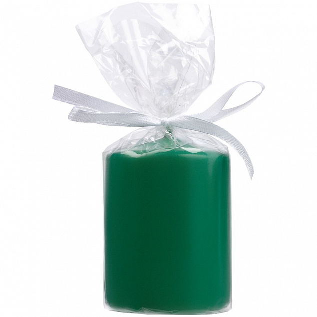 Свеча Lagom Care, зеленая с логотипом в Волгограде заказать по выгодной цене в кибермаркете AvroraStore