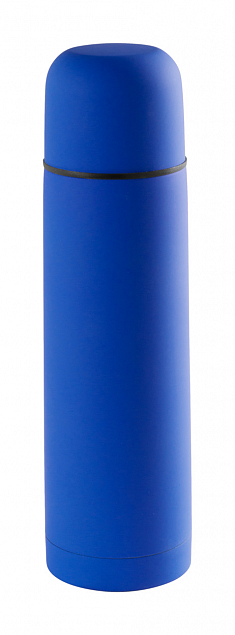 Термос 500 мл,синий с логотипом в Волгограде заказать по выгодной цене в кибермаркете AvroraStore