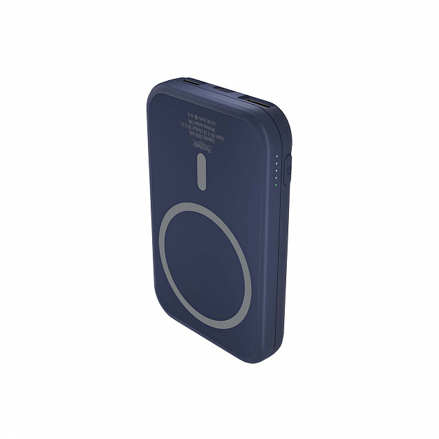 Внешний аккумулятор, Ultima Wireless Magnetic, 5000 mah, черный с логотипом в Волгограде заказать по выгодной цене в кибермаркете AvroraStore