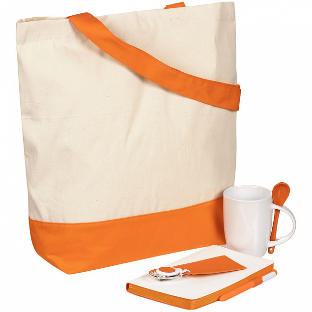 Набор Welcome Pack, оранжевый с логотипом в Волгограде заказать по выгодной цене в кибермаркете AvroraStore