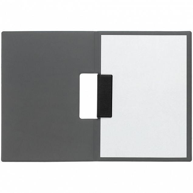 Папка-планшет Devon, черная с логотипом в Волгограде заказать по выгодной цене в кибермаркете AvroraStore