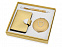 Набор Чувства: шариковая ручка, зеркало, визитница, золотистый (Р) с логотипом в Волгограде заказать по выгодной цене в кибермаркете AvroraStore