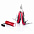 Набор: мультитул и фонарик, красный с логотипом в Волгограде заказать по выгодной цене в кибермаркете AvroraStore