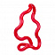 Антистресс «Змейка», красный с логотипом в Волгограде заказать по выгодной цене в кибермаркете AvroraStore